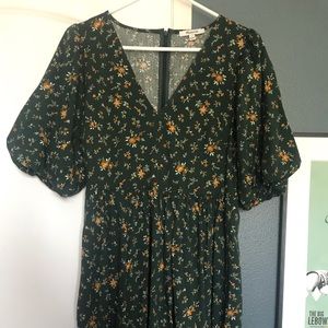 Madewell puff-sleeve dress